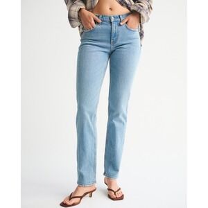 Abercrombie & Fitch Light Blue Straight Leg Jeans